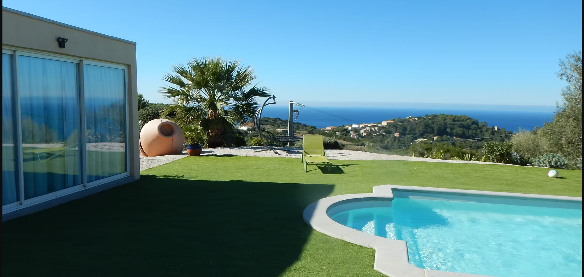 Villa Corbara — piscine et maquis, Corbara Balagne Corse