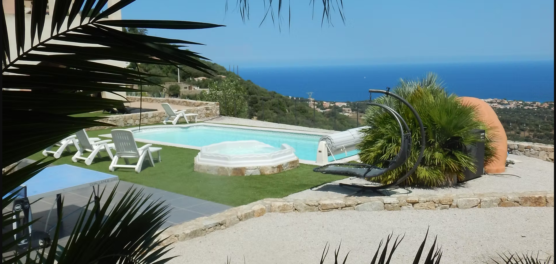 Villa Monticello Les 3 Palmiers — Monticello, Balagne, Haute-Corse